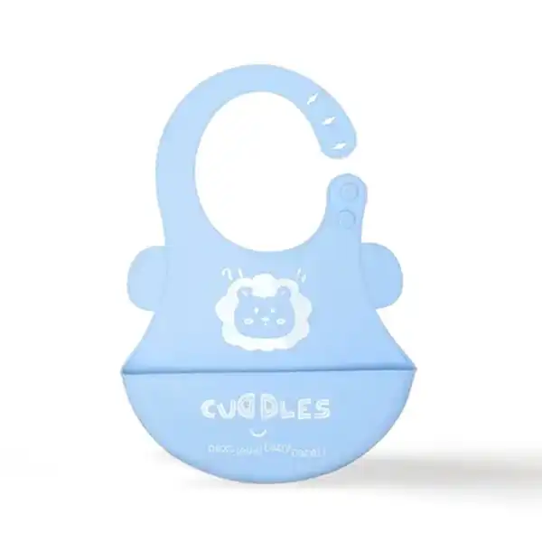 Cuddles Baby Silicone Bib